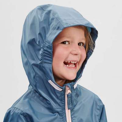 Куртка водонепроницаемая для походов для детей 2–6 лет MH150 KID QUECHUA - купить в интернет-магазине