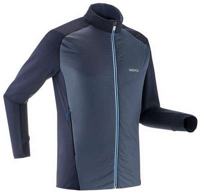 Куртка для беговых лыж мужская темно-синяя облегченная XC S 550 INOVIK - купить в интернет-магазине