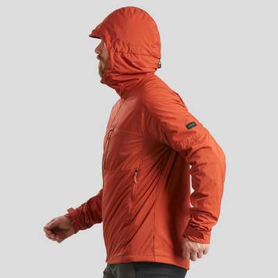 Куртка для треккинга в горах из софтшелла утепленная мужская TREK 900 WINDWARM FORCLAZ - купить в интернет-магазине