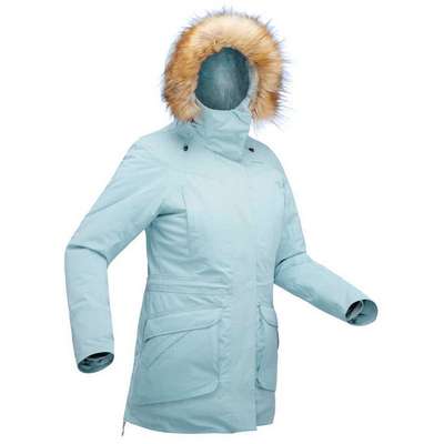 Женская утепленная водонепроницаемая куртка для зимних походов SH500 ultra-warm QUECHUA - купить в интернет-магазине