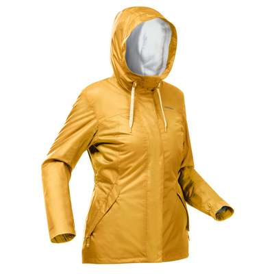 Куртка теплая водонепроницаемая походная женская SH100 WARM QUECHUA - купить в интернет-магазине
