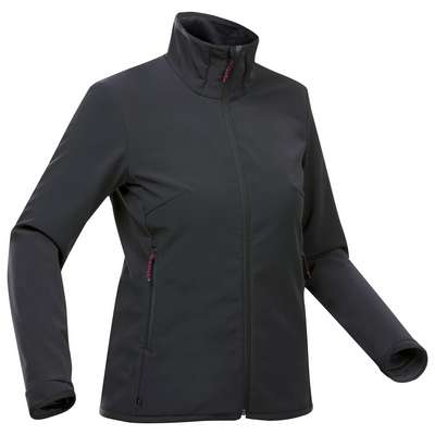 Куртка для треккинга в горах из софтшелла женская TREK 100 WINDWARM FORCLAZ - купить в интернет-магазине