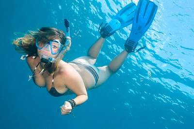 Ласты FLP 100 дет TRIBORD - Подводное плавание Дайвинг Дайвинг, серфинг, пляж...