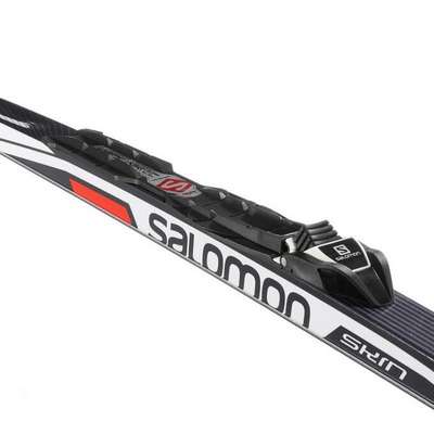 Лыжи беговые для классического хода для взрослых AERO 7 SKIN с креплениями SALOMON - купить в интернет-магазине