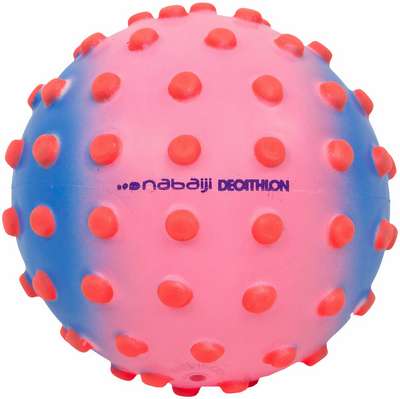 Мячик для игр в воде розовый с оранжевыми шипами WATKO - купить в интернет-магазине