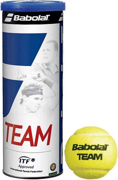 Набор теннисные мячи TEAM x4 BABOLAT BABOLAT - Теннис Теннис, бадминтон - В...