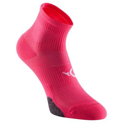 Носки низкие для фитнеса и кардиотренировки x2 красные DOMYOS - купить в интернет-магазине