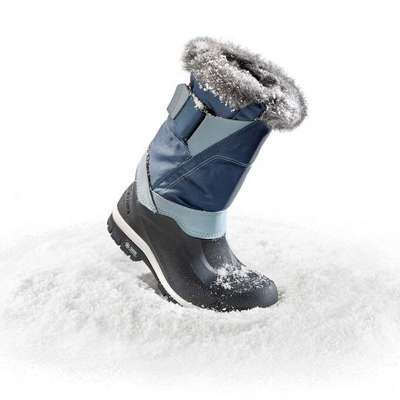 Сапоги для защиты от снега теплые водонепроницаемые женские высокие SH500 X-WARM QUECHUA - купить в интернет-магазине