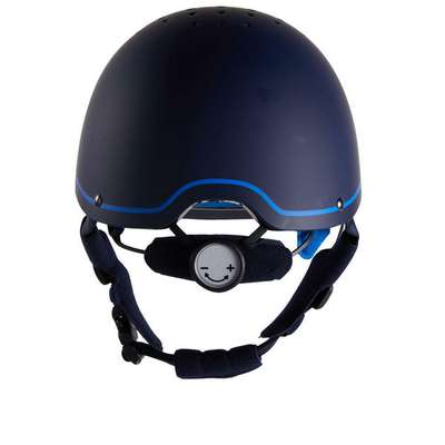 Шлем 120 fouganza цвет: неоновый синий /темно-синий - заказать с доставкой в интернет-магазине декатлон
