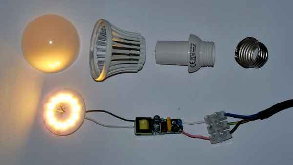 Самостоятельный ремонт светодиодных светильников и лампочек