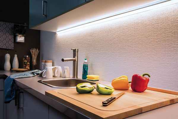 Светодиодные ленты для кухни: варианты использования